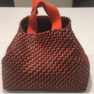 Clare V Bateau Zig Zag Leather Tote